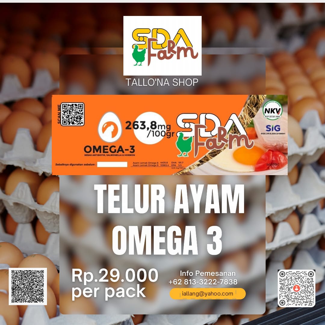 TELUR OMEGA - Ekspor